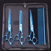 Purple Dragon Pet Scissors 7 Stainless Dog Groomming Kit Straight Shears Thinning Chunker Curved Z3003 240325