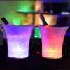 5L 6 Color LED Ice Bucket Waterproof Plastic Light Up Champagne Beer Buckets For Bars Nightclubs Night Party 240327