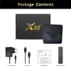 Box X98 Plus Smart TV Box Android 11 Amlogic S905W2 AV1 2,4G I 5.8G WiFI 4K BT 4GB 32 GB 64 GB YouTube Zestaw Odtwarzacza MultimedialNeg