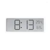 Orologi da parete Schermo LCD Clock Digital Tempement Temperature Display Electronic Desktop Batteria