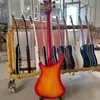 4 cordes cerise sunburst 4003 basse électrique guitare chromée chromée un corps de cou pc bon corps de liaison double sortie ric chinois basse