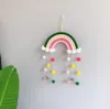 Woven Cloud Rainbow Hanging Decoration Ins Nordic Style Home Decor Wall Children Pendant Pendant YL5012914056