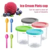 Bowls Ice Cream Pints tasse pour ninja nc299am c300s série réutilisable peut stocker des gelato