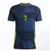 24 25 Soccer Jersey 2024 Euro Cup Scottish NationalMcGregor Team Football Shirt Kit Kit Set Home Navy Blue Away White 150 ans Anniversaire Special Robertson Dykes
