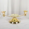 Bandlers Nordic Romantic Candlelight Dîner Accessoires Western Dining Table Creative Metal Metal Household Decorative Orn