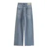 Женские джинсы 2024 Весенний стиль модный случайный универсальный казин