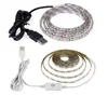 مصابيح شريط LED USB 1M 2M 3M 4M 5M مقاوم للماء قابلة للضوء LED شرائط SMD2835 بارد أبيض دافئ الشريط الأبيض المرن Light6849942