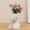 1 pcface fiore vaso per le piantagioni per la testa floreale disposizione vaso bonsai fioriera per soggiorno desktop decorazione per la casa 240325