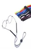 Regulowane okulary domowe Solidne okulary Sieci sportowe sznurki ustalające okulary przeciwsłoneczne z końcowym rurką okulary smycz smycz YFA31034020030