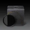 Tillbehör Zomei 72mm fader Variabel ND -filter Justerbar ND2 till ND400 ND2400 Neutral densitet för Canon Nikon Hoya Sony Camera Lens 72mm