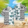 Men's Casual Shirts Hip Hop Hawaiian Shark Shirt Mens Clothing Fun Animal Shaped Beach Shirt Aloha Surfing Flip Collar Shirt Vacation Short Sleeve yq240408