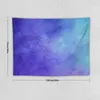 Wandteppiche Blau Purple Aquarell Design Wandteablebende Dekoration Zubehör Wand Wandmalerei