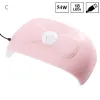 Dryers 54w Large Space Dual Light Source UV Nail Lamp Sun Nail Lamp Pink Led Phototherapy Machine Nail Light Therapy Machine