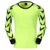 Homens Kids Rugby Soccer Jerseys Goalie de futebol Jersey camisas de goleiro Kit Sport Sport Kit Cotovelo Protetor Print personalizado 240402