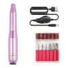 Dresses Professional Nail Drill Hine 16000 Rpm for Acrylic Gel Manicure Polishing Portable Nail Drill Polishing Shape Tools