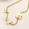 Charm Bracelets Designer Bracelets Chain Bangle Women Cuff Chain Designer Letter Luxury Jewelry 18K Gold Plated Stainless steel Lovers Wholesale Y240416DZG0WNOZ