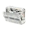 Spelare Wireless Cassette Player Transparent MP3 Converter Output Equipment Music med 3,5 mm Audio Jack USB Tape Players