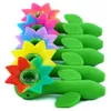 Wholesale 4.6'' Sunflower silicone hand pipe with Hidden Bowl smoking pipes Unbreakable silicone water pipe