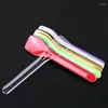 Disposable Flatware 40PCS Mini Colorful Plastic Spoons For Jelly Ice Cream Dessert Appetizer Birthday Party Tableware