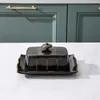 Piatti Ceramic Butter Dish Home Porzione per la cottura Fridge