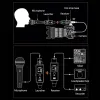 Microphones 1 paire Microphone Système sans fil Système d'émetteur UHF DSP Transmetteur Récepteur Mic / ligne pour le micro dynamique