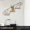 Other Home Decor 1 room hanging rack used for walls rural floating racks kitchen storage flower display yq240408