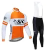 Inverno ciclismo maglia 2020 pro team bic bic thermal pile cycling abbigliamento mtb bike jersey pantaloni bavaglini kit ropa ciclismo inverno4790484