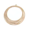 Hänghalsband doreenbeads mode koppar filigran stämplande hängsmycken metall runda charm smycken diy fynd komponenter 3.2 x 3 cm 10