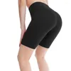 Short féminin Nude Yoga 3/4 High Waist Hip Lift Sports Sports Sports Pantalon de cyclisme