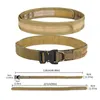 Ceinture une ceinture en nylon multifonctionnelle pour les hommes avec une ceinture intérieure et un coussin antidérapant des activités de plein air adaptées.