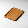 TEA TRAYS handgjorda hållbara rektangelbricka Kina Kongfu Set Tillbehör Naturligt bambu Material Cup Pot Pallet