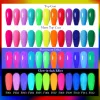 Комплекты Ur Sugar 7,5 мл 8pcs флуоресцентный гель -лак для ногтей Glowindark Set Sparkly Neon светящий ультрафиолетовый светодиодный лак для ногтей -арт.