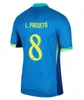 Jersey de futebol do Brasil 2024 Copa America Cup Endrick Rodrygo Neymar Vini Jr Richarlison Jerseys de futebol de richarlis