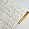 Papéis de parede papel de parede Auto-adesivo 3D adesivos de parede de parede de quarto de decoração de papel de espuma de espuma de espuma de tijolo à prova d'água