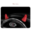 Hornes de diable Console Centre de voiture Tachymètre de volant Autocollant Luxury Rhingestone Crystal Bling Diamond Ornement Tachymètre Cover Auto Intérieur ACCESSOIRES