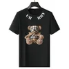 Designer Men's T-shirt 2024 Nytt sommarklassiskt mönsterbokstav Kvinnor Half Sleeve Loose Casual T-shirt 100% Bomull Svart och vit högkvalitativ asiatisk storlek M-3XL