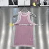 Breathable Knit Vest Designer Tank Tops Women Knits Tee Stylish Crew Neck Sleeveless Knit Top Summer Cool Knit Vest