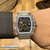 Montres de luxe Watch Watch Swiss Mouvement Rakish Cool Wrist TV Factory RM055 Businers Business Leisure Crystal Case Tende V New Style