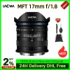 Accessoires Venus Optics Laowa 17 mm f / 1,8 Micro Four Timeds System Mft Lens MF Wide angleprime pour micro quatre tiers des caméras sans miroir