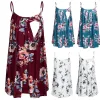 Robes New Summer Nursing Camisole Femmes enceintes Nusring Maternity Sans manches STACKS STRATS FLORAL PRINT FEMME