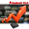 Box H40 Android 10.0 TV Box Asistente de voz 6K 3D Wifi 2.4G 5.8G 4GB RAM 32G 64G Box Android TV Box muy rápido Android 10