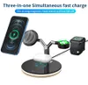 3 en 1 Chargeur sans fil 25W Station de charge rapide Dock Dock Affichage des chargeurs rapides pour iPhone 12 Pro Max 11 Iwatch Headphone Izeso9228196