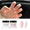 Bottles Dipping Powder Set French White Nude Pink Dip Glitter Powder Pigment for Nail Art Decorations Tools