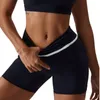 Pantalones cortos de yoga para gimnasio que se dirige a la mitad de la cintura para el entrenamiento de las mujeres al aire libre