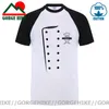 T-shirts pour hommes de haute qualité Costume Costume Costume T-shirt Imprimé Hommes Cooks Shirt Uniforme Tshirt O Col Coton Tissu Coton Tops Funny Tops