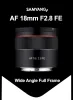 Acessórios Samyang 18mm F2.8 FE Lente de câmera de quadro completo de amplo quadro para lente de foco automático da câmera Sony Fe para A7R4 A7M3 A7S3 A7RIII A7 A7R A6600