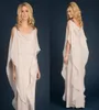 Déesse grecque Mères en mousseline de mousseline robe avec des sangles2021 Longueur du sol bon marché Longue femme élégante habiller la mère de la mariée Dress7035600