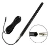 Microfones Professional Reporter Intervju Microphone Wired Microphone Unidirectional Capacitive MIC för DSLR SLR Camera Camcorder Video