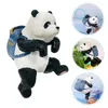 Garden Decorations Panda Planter Hanger Ornament Toy Desktop Realistic Animal Figurine