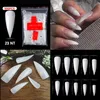 500pcs/bag False Nails French style fully applied and semi applied fake nail patches for nail enhancement, hand worn nail patches, factory wholesale